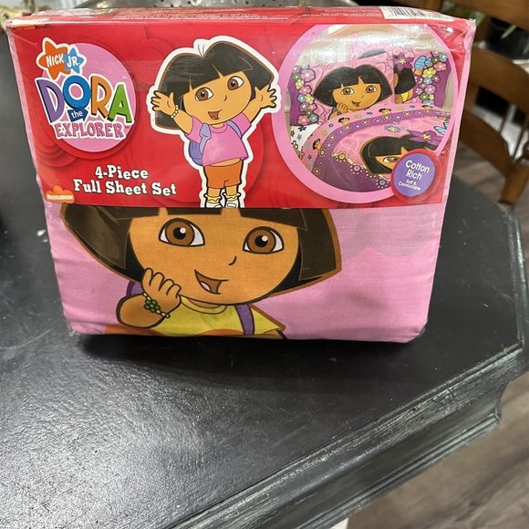 DORA THE EXPLORER FULL SHEET SET NEW IN THE PACKAGE - Picture 1 of 7